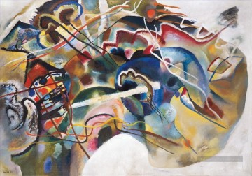  Kandinsky Peintre - Peinture à la frontière blanche Wassily Kandinsky